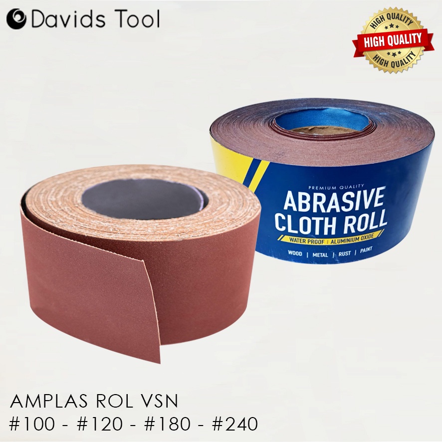 Amplas Roll Meteran Ampelas Kayu Tembok Vpr Vsm