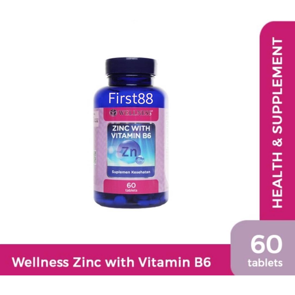 Wellness Zinc With Vitamin B6 60 tablet