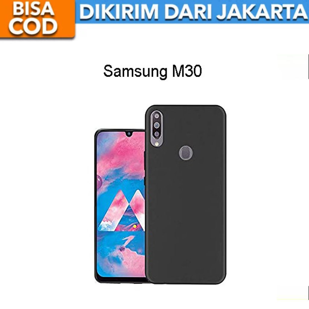 SoftCase Black Matte for Samsung Galaxy M30