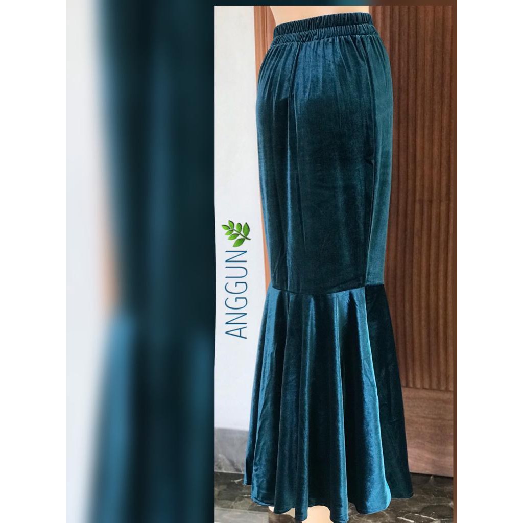 Rok Duyung Polos Premium Import Tosca Velvet