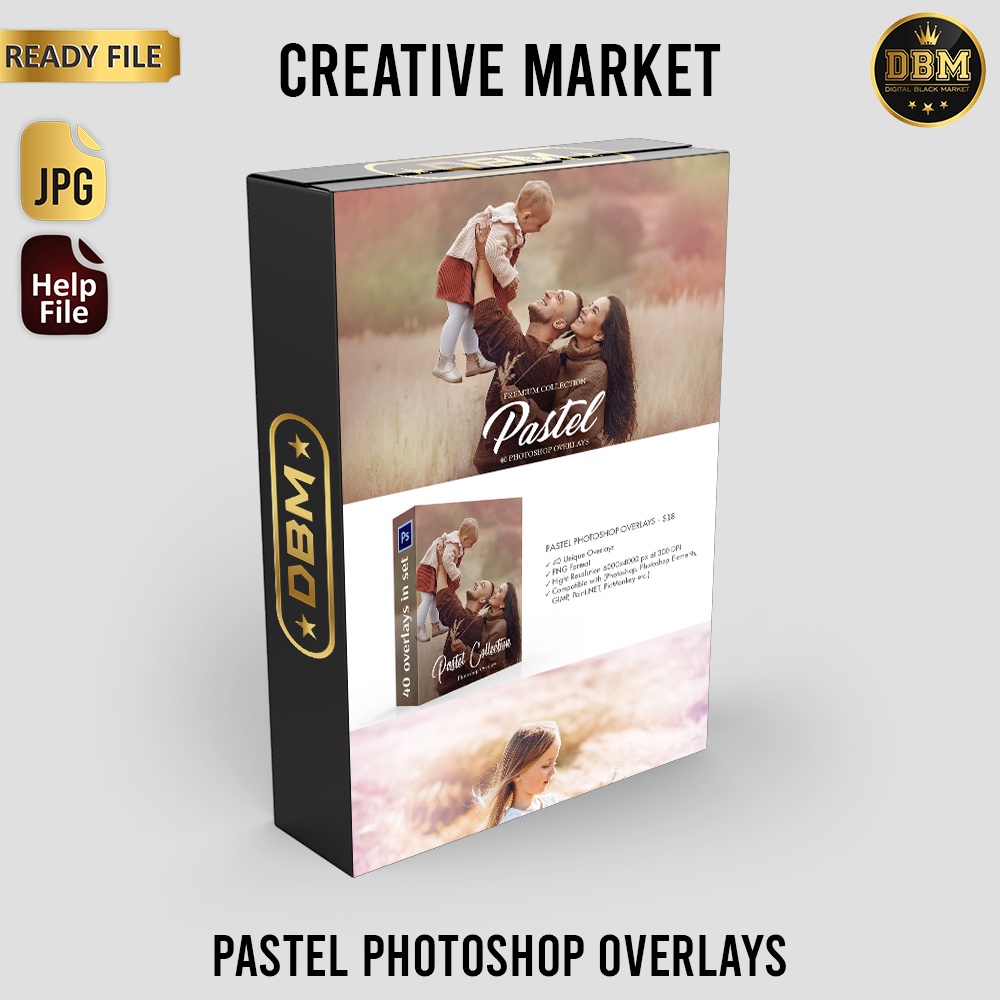 Pastel Photoshop Overlays - JPEG Ultra HD