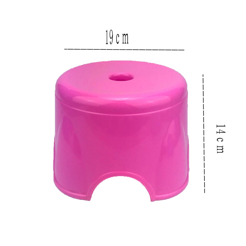 Bangku * Anak  * Pelastik *  Jengkok * (M) * 5812 * Pink
