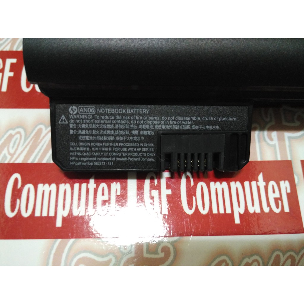 Baterai Original HP Mini 210 2102 210t-1100 210-1000 Series AN06 HSTNN-DB0P HSTNN-IB0O HSTNN-LB0P