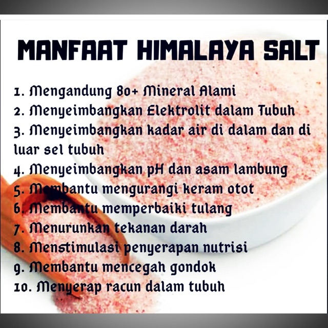 

Garam himalaya / himalaya salt 1kg