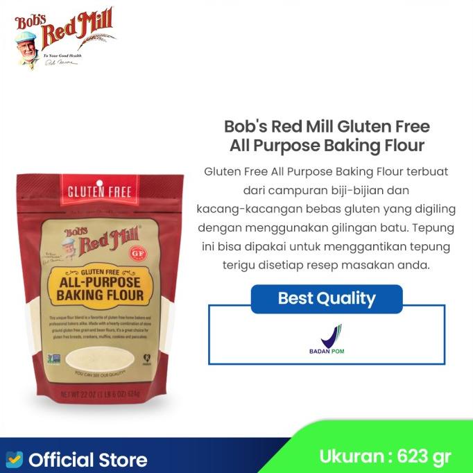

vikriyansatyaveta5694 Bob's Red Mill Gluten Free All Purpose Baking Flour 623 gr TERLARIS TERPERCAYA ORIGINAL