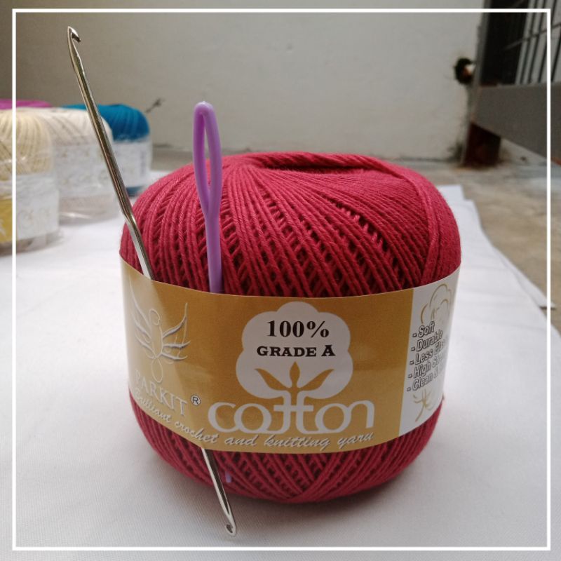 PAKET MERAJUT PEMULA BENANG KATUN PARKIT