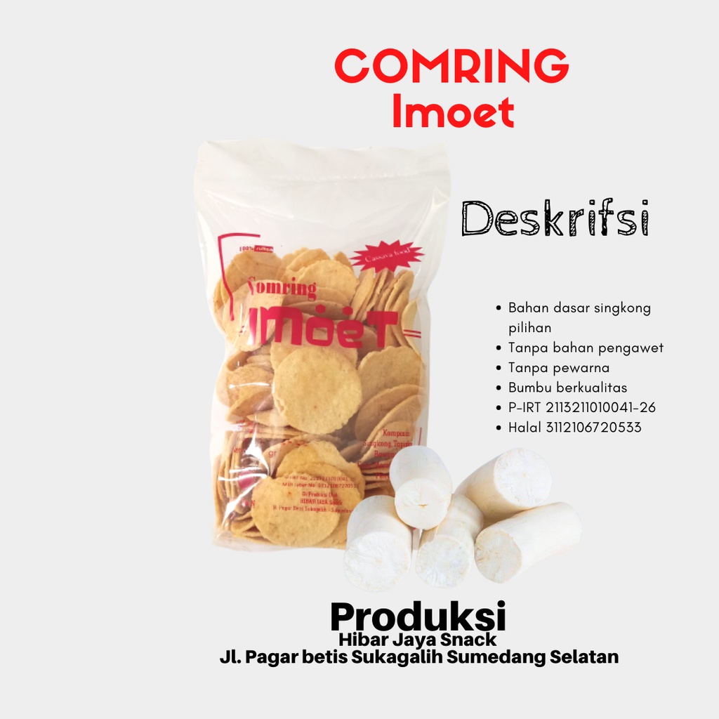 

Comring , /keripik / cemilan