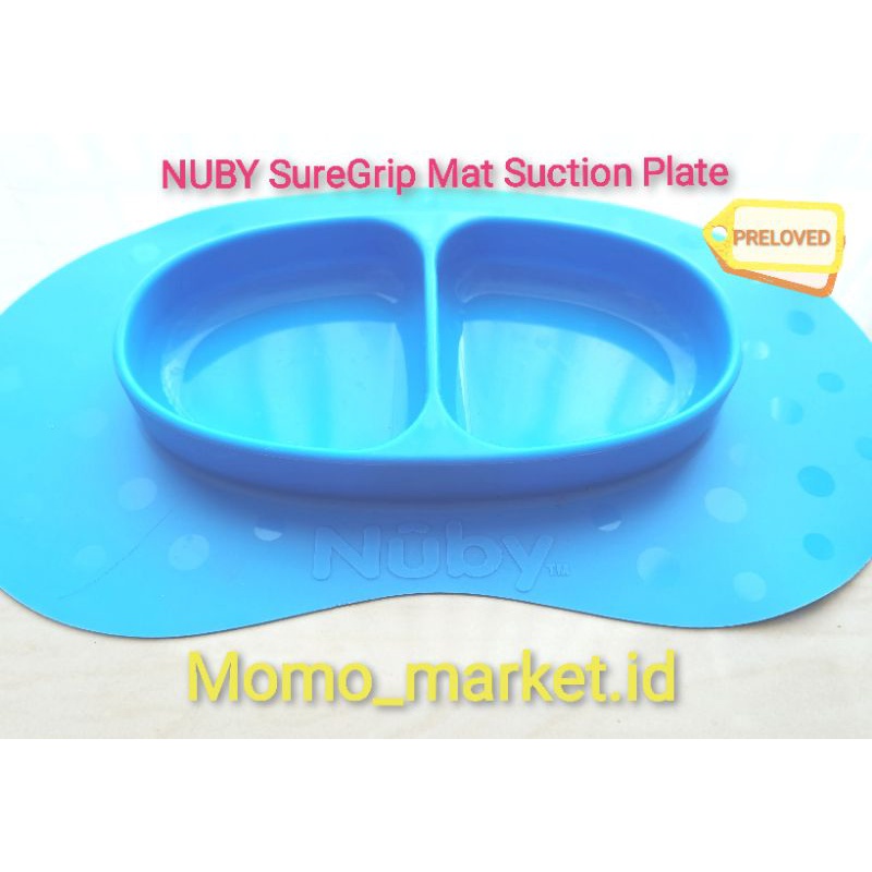 Nuby Sure Grip Miracle Mat Suction Plate Piring Makan BLW