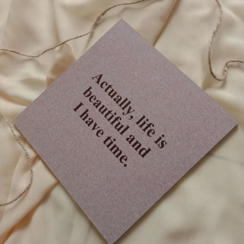 CUSTOM walldecor motivation quotes aesthetic / hiasan dinding / pajangan dinding