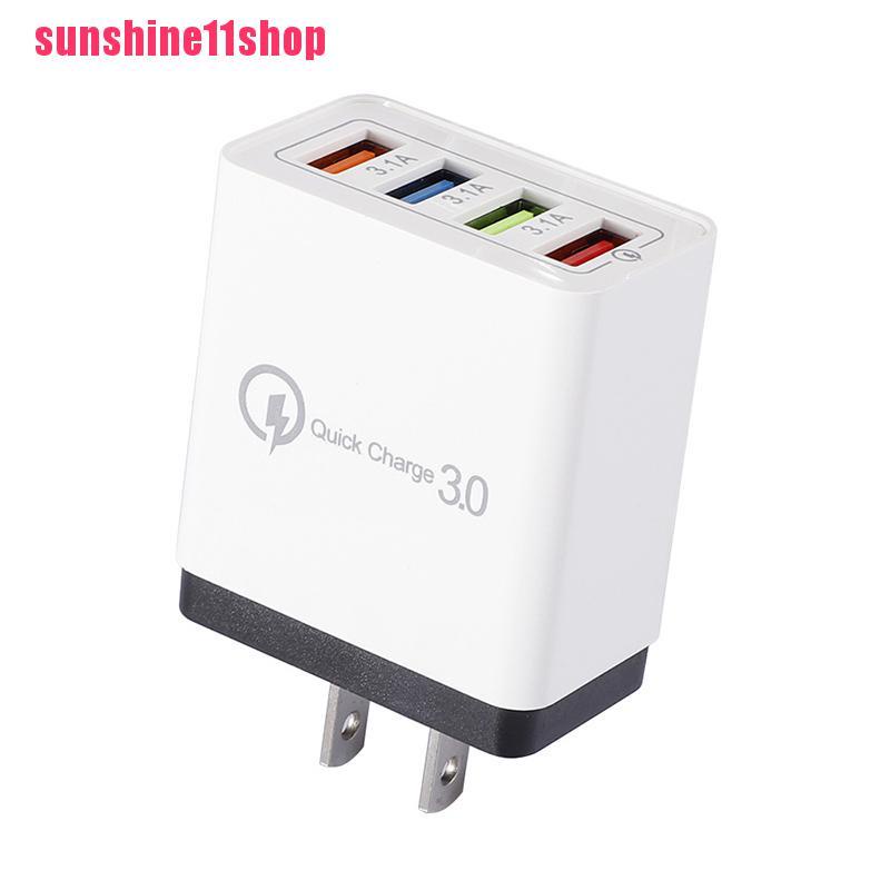 Adapter Power Charger Dinding 4 Port USB 3.0 QC