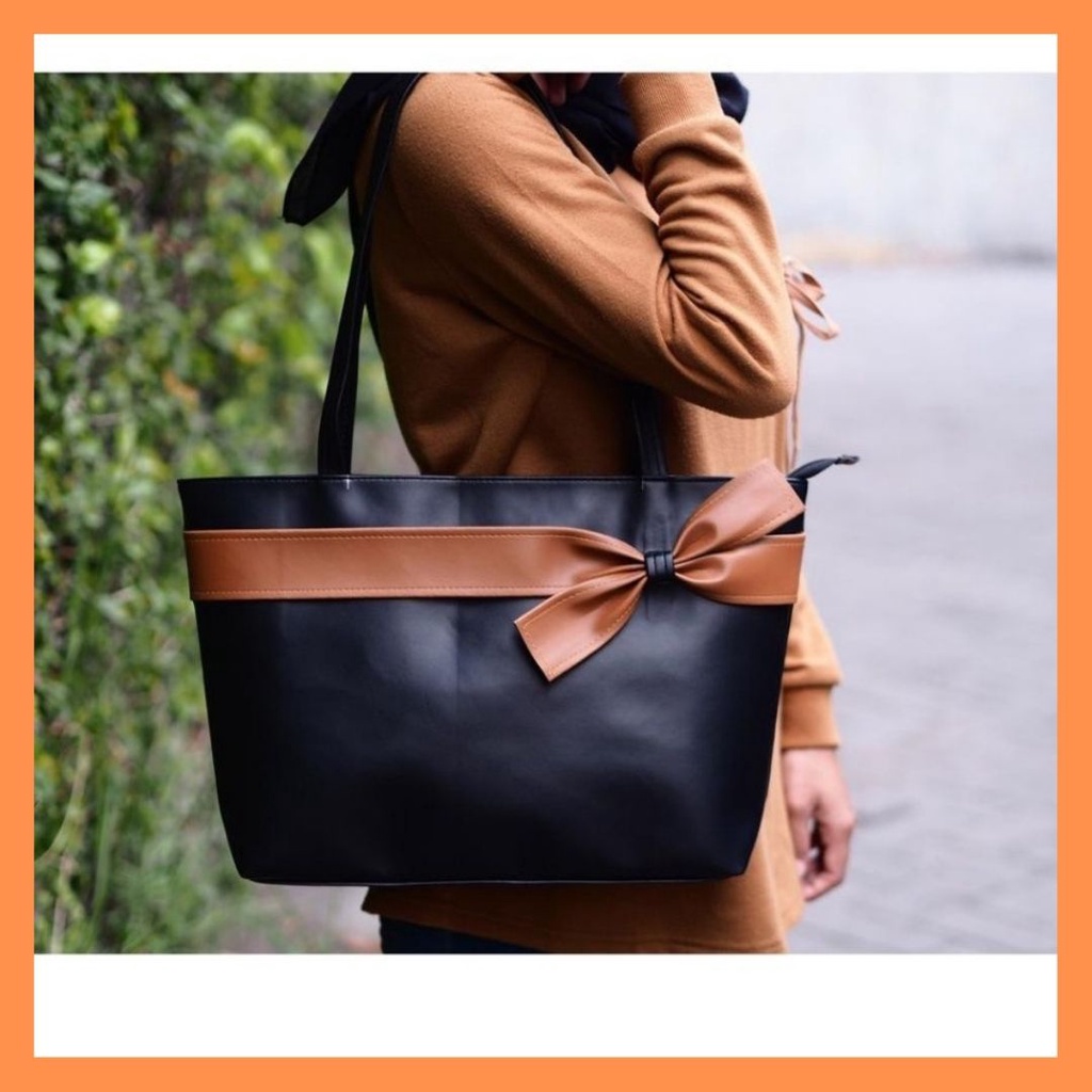 Tas Tote Zara Hobo Tote Bag / Tote Bag Fashion Import / Tas Totebag Tali Pita Wanita / Import E4Y3