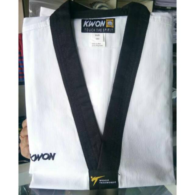 DOBOK IMPORT KWON Taekwondo victory kerah hitam