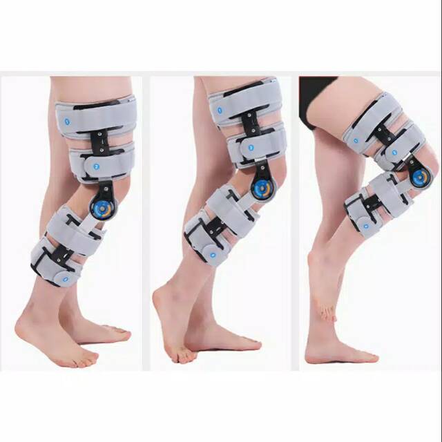 Knee brace rom ajustable / knee brace pasca oprasi ligamen/ knee brace import