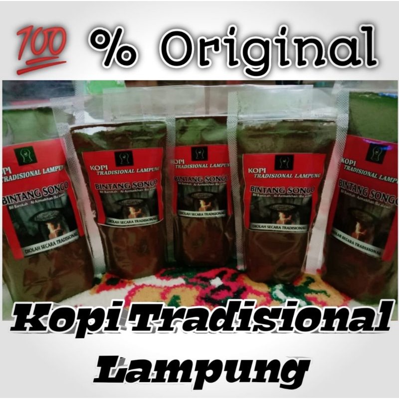 

Kopi Lampung Bubuk Hitam Robusta Murni Kopi Santri Habib Kyai 100gr 200 Gram | Kopi Bubuk Murni 100%