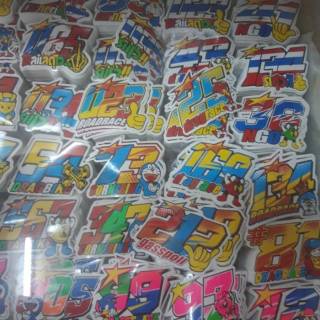 Sticker stiker  motor roade race  thailand  thailock mothai 