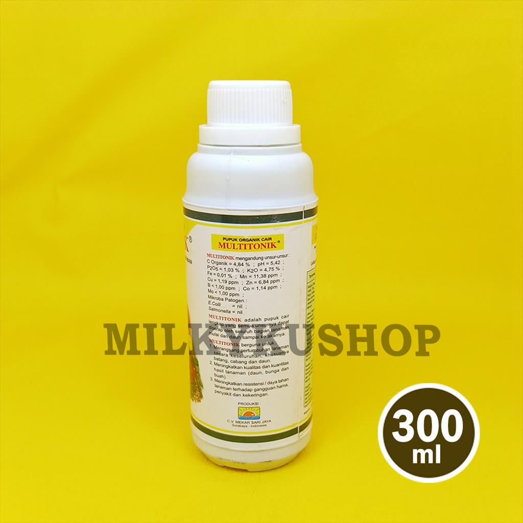 PUPUK ORGANIK CAIR MULTITONIK SEMUA JENIS TANAMAN 300 ML