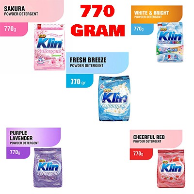 SO KLIN DETERGENT DETERJEN BUBUK 770 GRAM