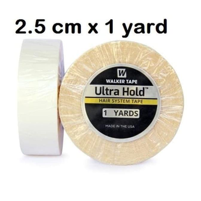 

isolasi adhesive double tape toupee lem wig ULTRA HOLD roll 1 yards