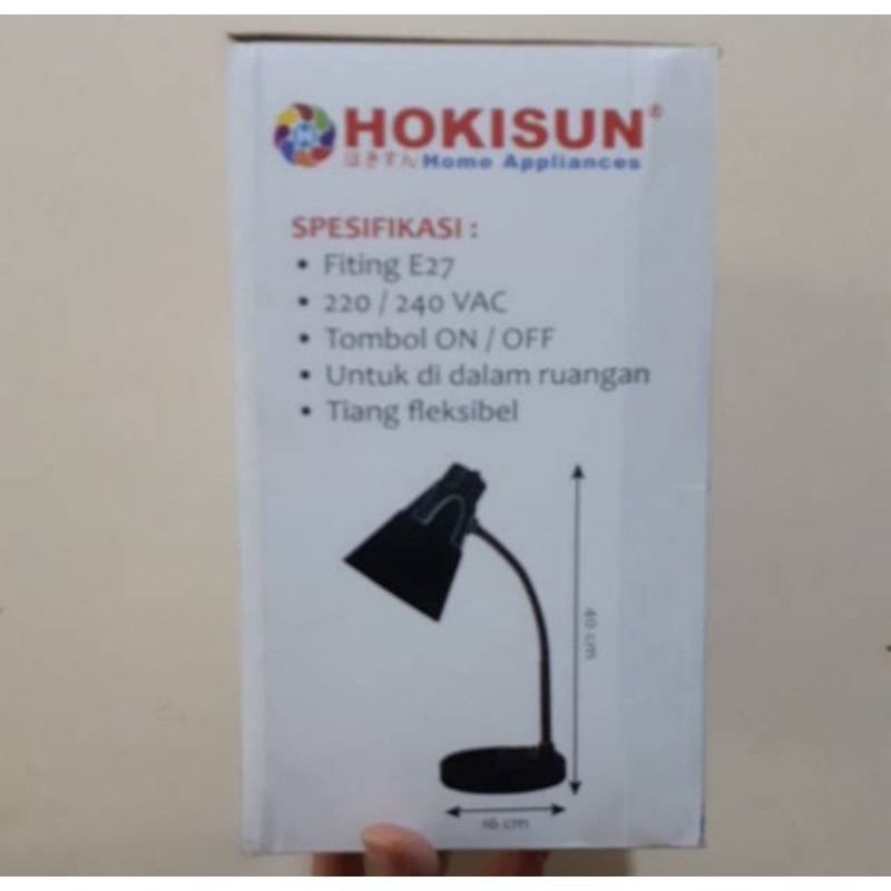 HKS-336 Hokisun Lampu Meja Belajar Baca &quot;Tanpa Led&quot; ATAU &quot;Dengan Led&quot;