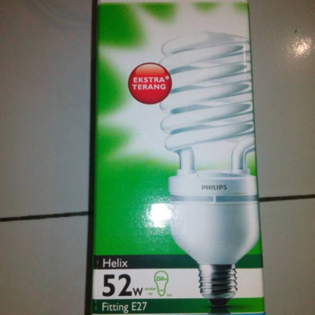  Lampu Philips Tornado 52 watt E27 PUTIH Shopee Indonesia