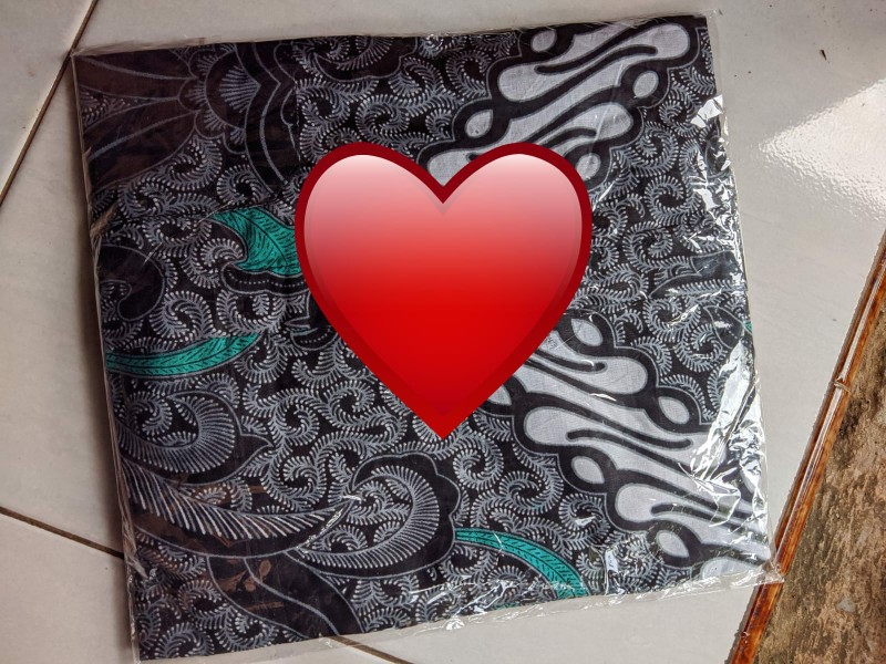 Kemeja Batik Pria Lengan Panjang Size M L Xl Xxl Bswart New Arrival