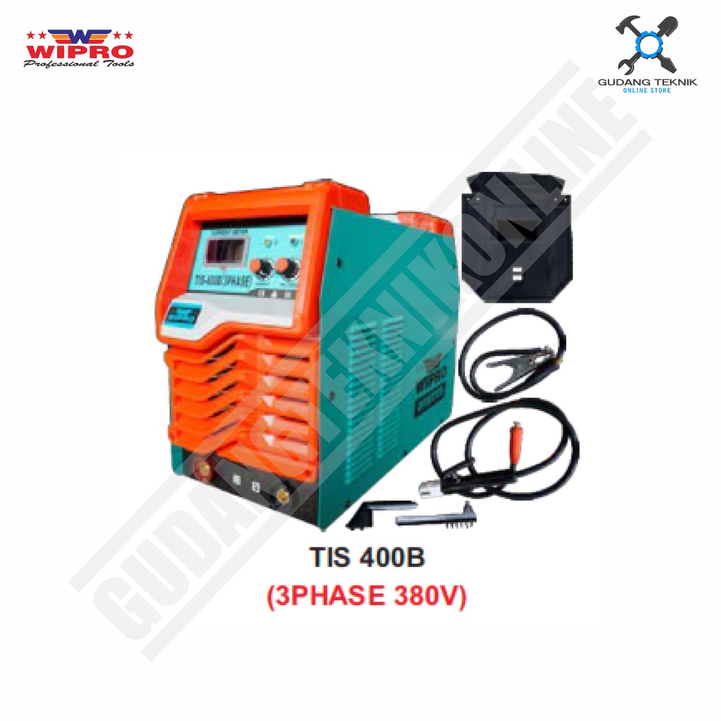 Mesin Las 3PHASE MMA WIPRO TIS-400-B / Mesin Trafo Travo Las Inverter Welding Machine 380V WIPRO TIS 400B - Mesin Las Listrik WIPRO TIS400B