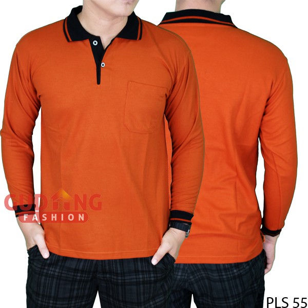 Polo Shirt Pria Lengan Panjang PLS 55