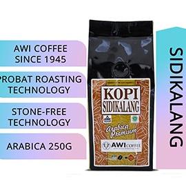 

[ COD ] Awi Coffee Sidikalang Arabica Premium 250gr|Biji|Roasted|Grade 1|Beans BIG SALE Kode 724