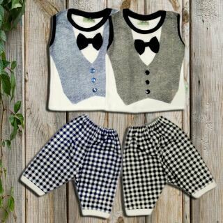 OZUKA BABY BOY SET/ SETELAN ANAK LAKI LAKI - DASI KUTUNG Kode: STO-018