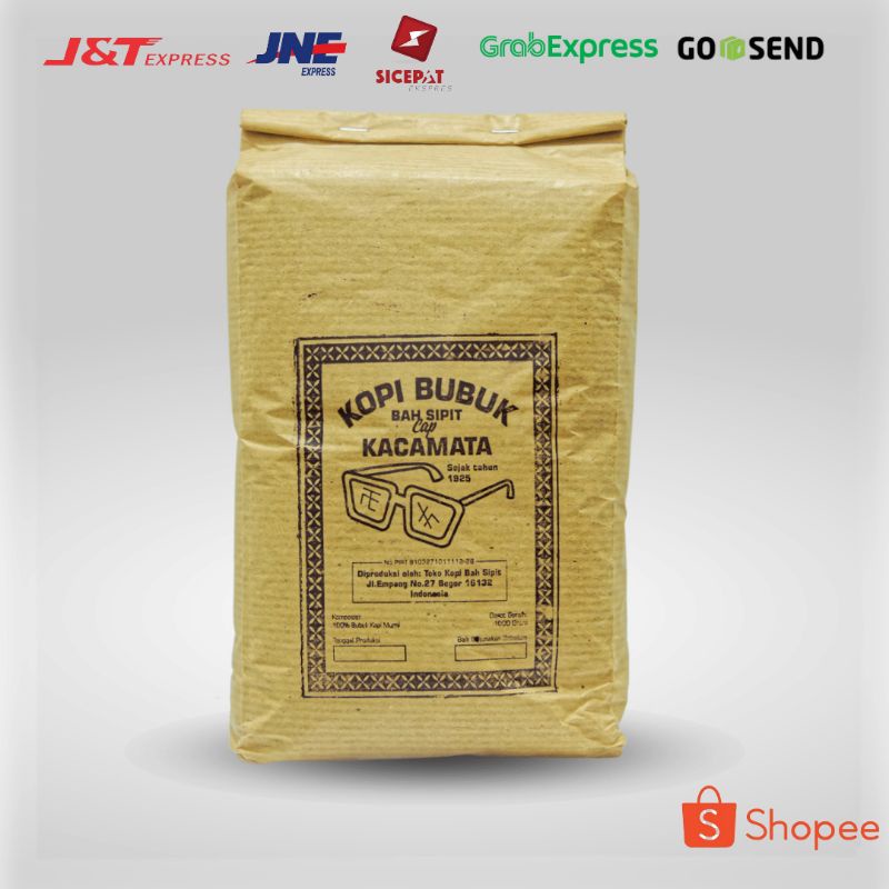 

Kopi Bah Sipit Cap Kacamata 1000gr
