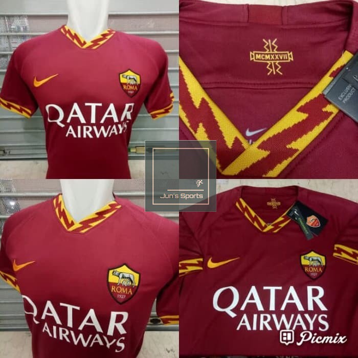  JUN S JERSEY AS ROMA HOME 2021  2021 GRADE ORI KAOS  AS 