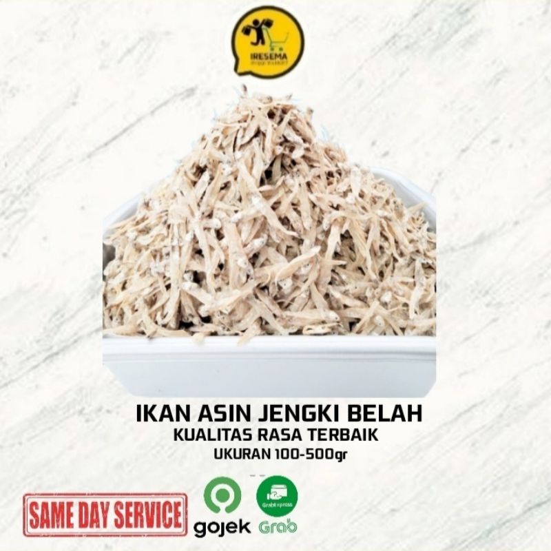 

TERI JENGKI BELAH / IKAN ASIN / 100-500gr IKAN ASIN TERI JENGKI BELAH