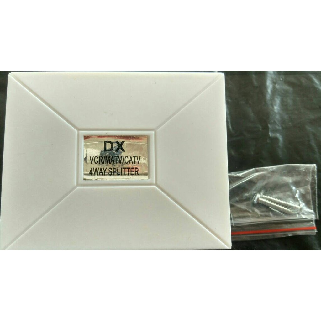 Paralel Splitter TV DX 4 way / Pembagi sinyal TV