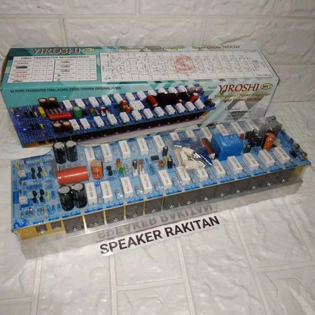 Kit power amplifier YIROSHI MK7 Yiroshi MK-7 + TR 1800watt