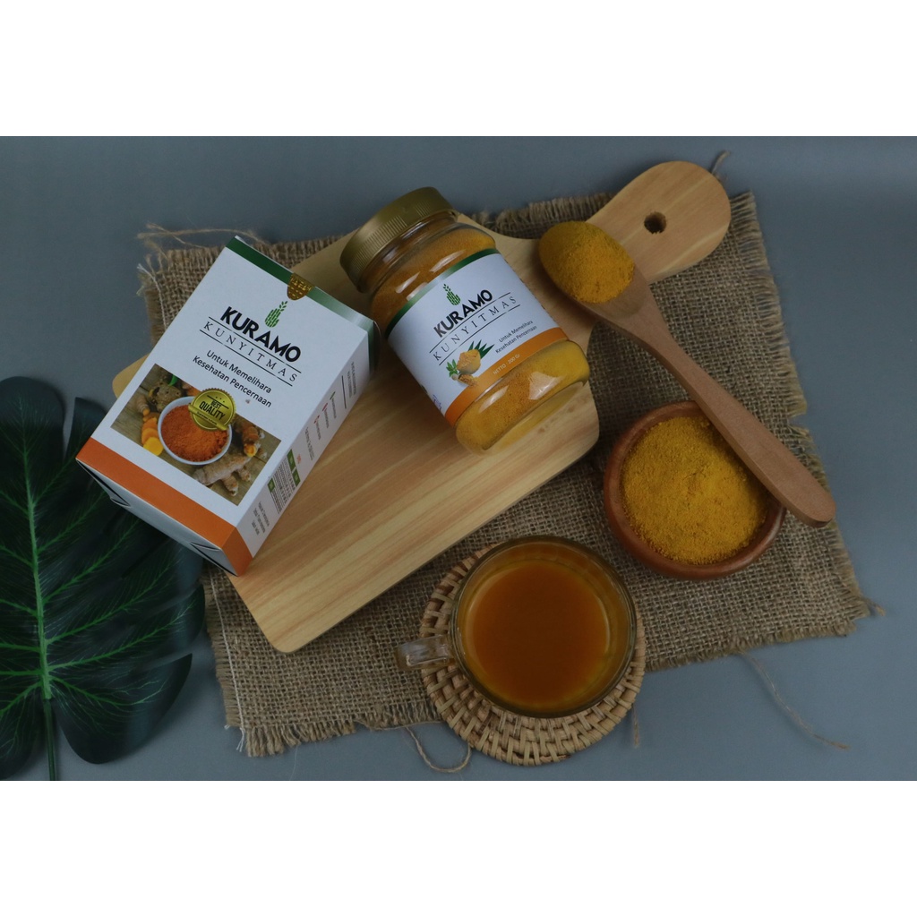 

Jamu Serbuk Herbal Kuramo Kunyit Mas 200gr Mengatasi Gerd Asam Lambung Mual Dan Muntah Kemasan Botol