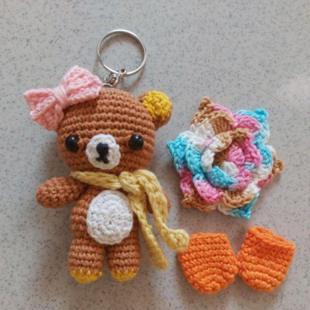 Penambahan Accesories Amigurumi boneka rajut Shopee  