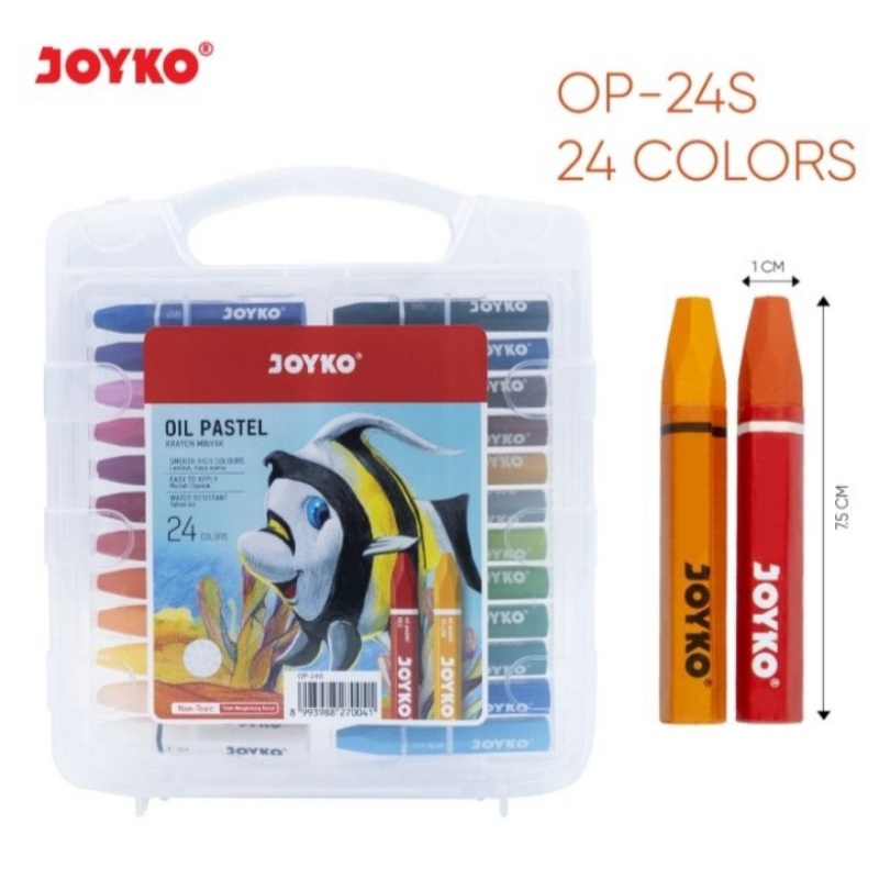 

Krayon Joyko Oil Pastel 24 Warna