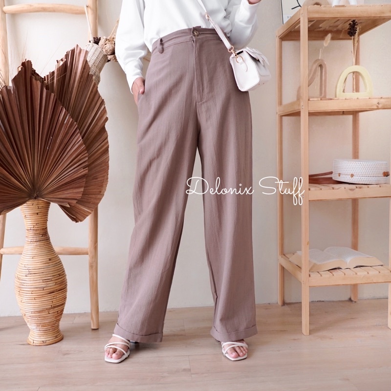 Raisa bangkok linen kulot