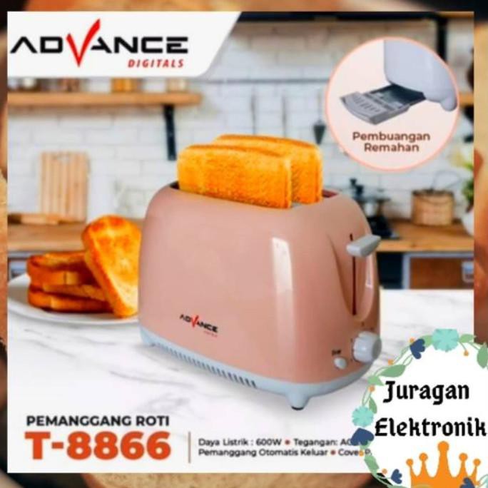 

PEMANGGANG ROTI T8866 (ADVANCE) - Merah Muda