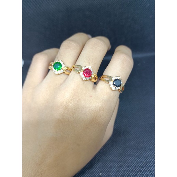 Cincin mata mewah,tidak gampang luntur