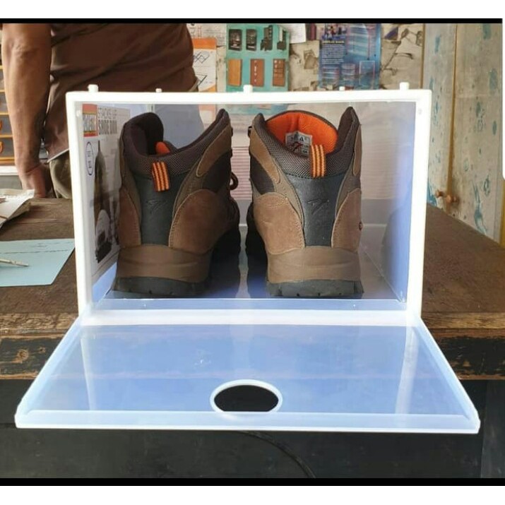 Kotak Sepatu BESAR Transparan Acrylic, showcase, kotak ...