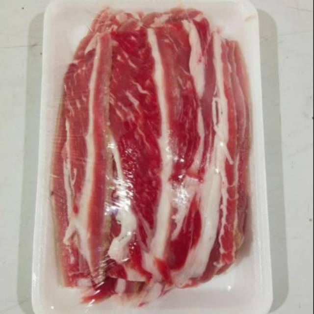 

Beef Slice Fatty (U.s Shortplate) (Frozen) 1 kg