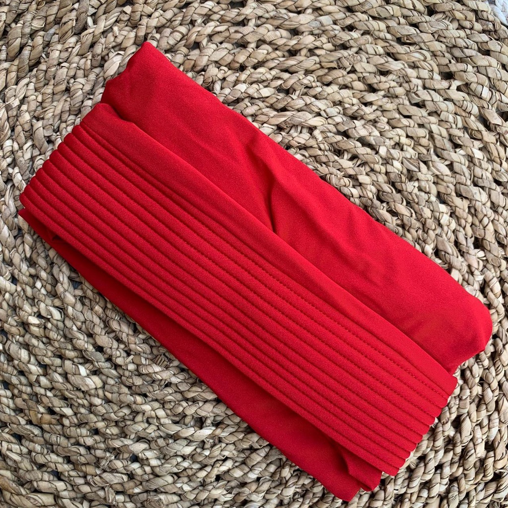 JILBAB ELNIFA SERUT POLOS Part 1-Merah cabe