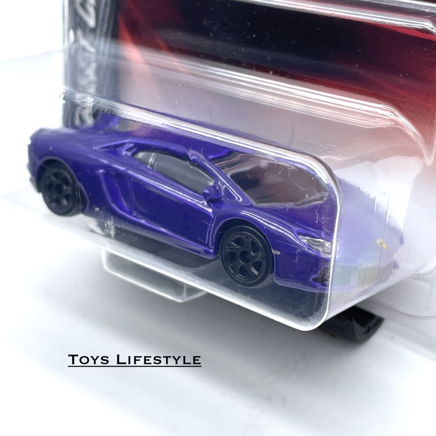 Mobil Majorette Diecast - Lamborghini Aventador Skala 1:64 (Ungu)