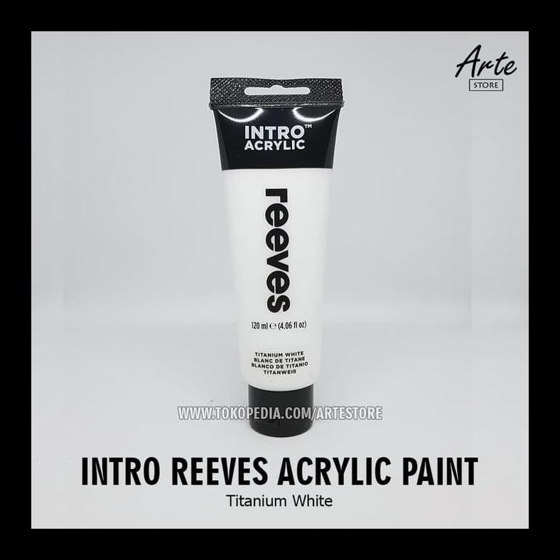 

STOK BARU CAT ACRYLIC INTRO REEVES TITANIUM WHITE 120 ML PERALATAN MELUKIS MURAH TERLENGKAP