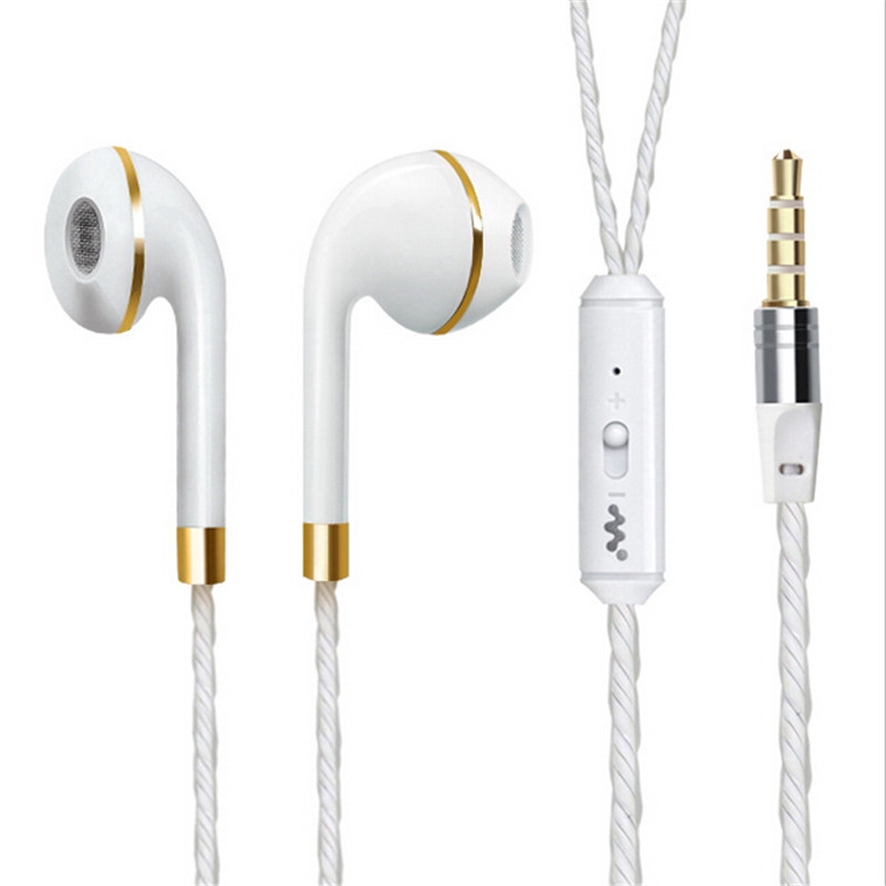 Earphone In-Ear Stereo Super Bass 3.5mm dengan Mic