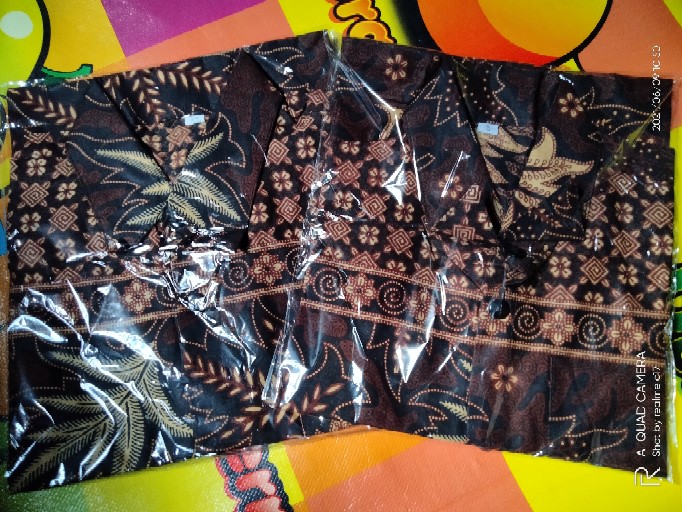 Hem Batik Anak Laki-laki Lengan Pendek Usia 2-10 Tahun
