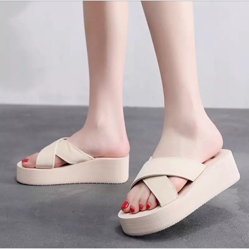 (Zmistuo) Sandal Wanita Palang Cantik New