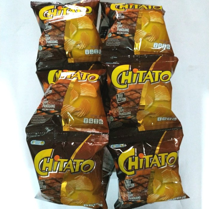 

Instant-Camilan- Keripik Kentang Chitato Sapi Panggang 15Gr. Isi 10Bks/Rcg | Chiki/Ciki -Camilan-