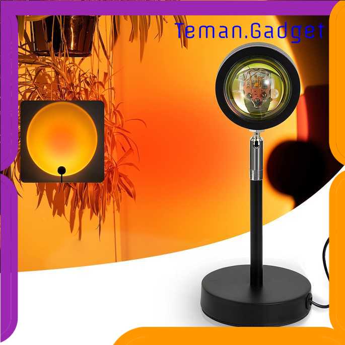 TG-DG CANMEIJIA Lampu Sorot Dekorasi Kamar LED Sunset Lamp - C-002